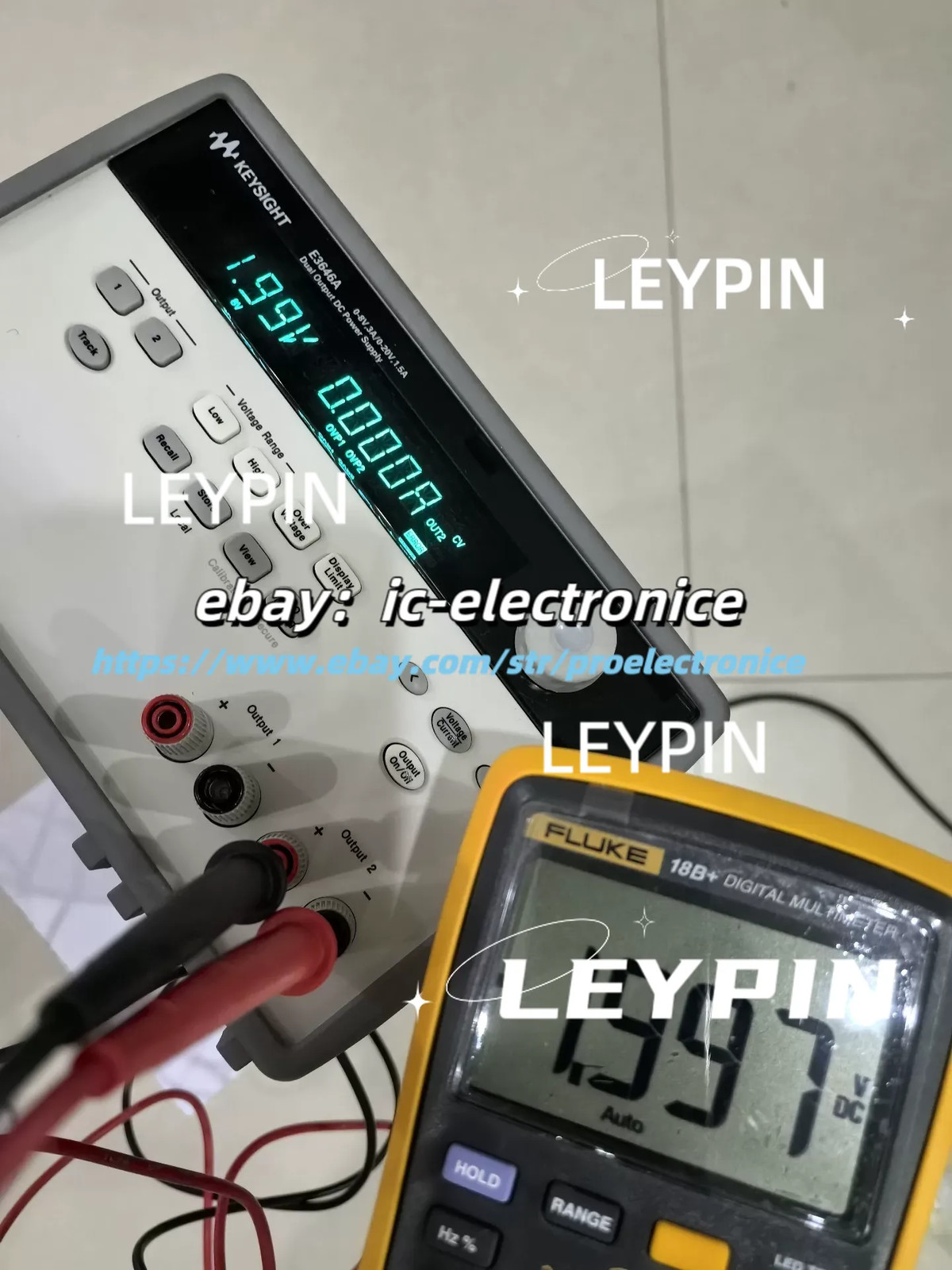 Keysight E3646A: 0-8V, 0-3A/0-20V, 1.5A DC Power Supply good/ytd&ic