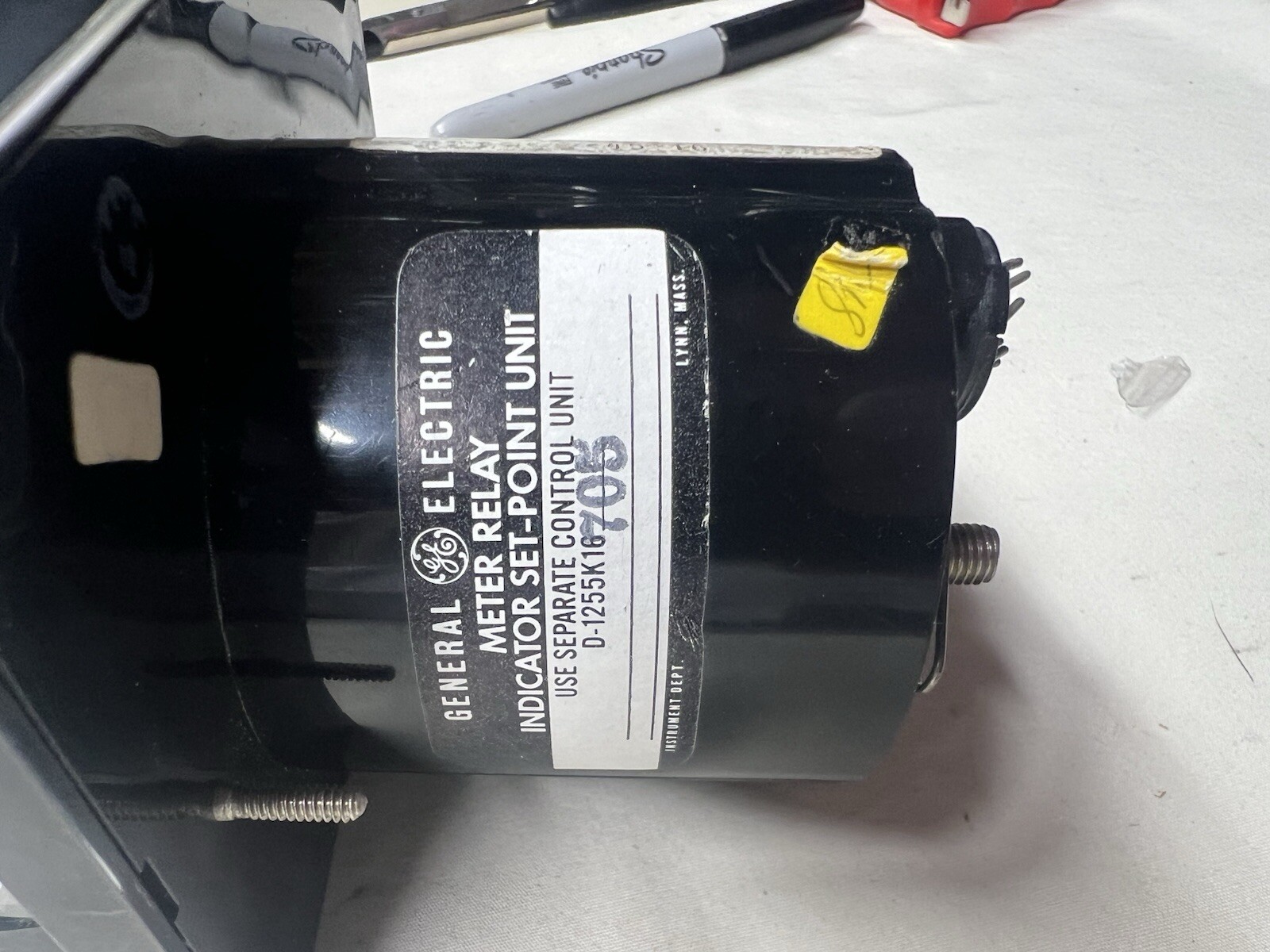 General Electric Meter Relay Indicator Set-Point Control Unit D-1255K16 705