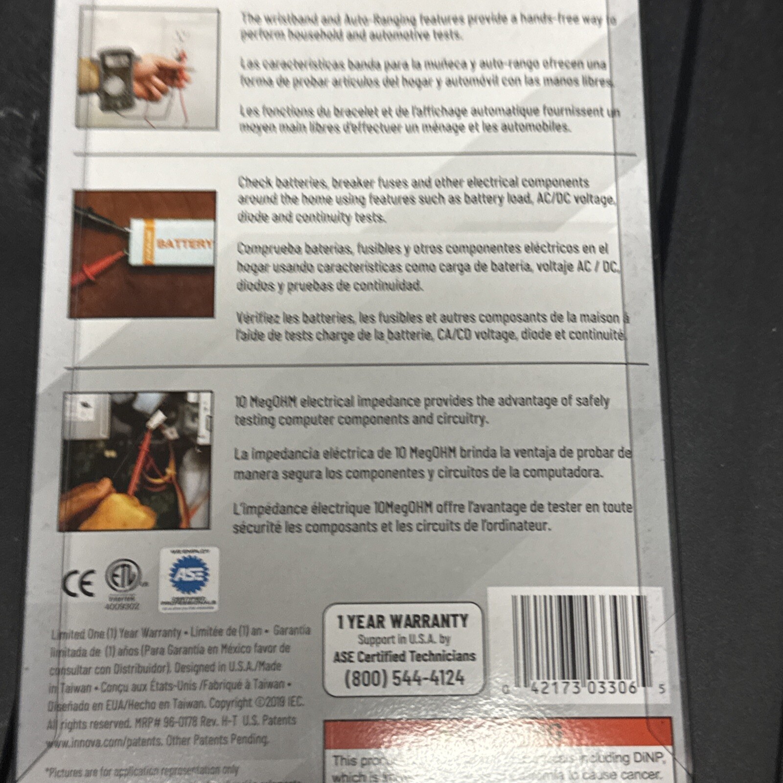 Innova Auto Ranging Digital Multimeter EPI3320 Brand New!