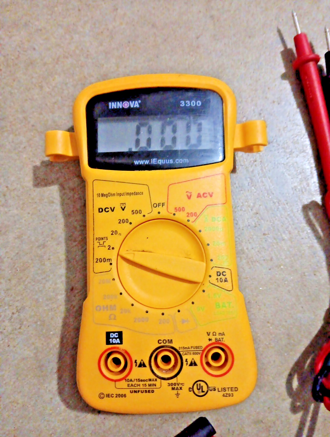 INNOVA 3300 Hands-Free Digital Multimeter – Works Great