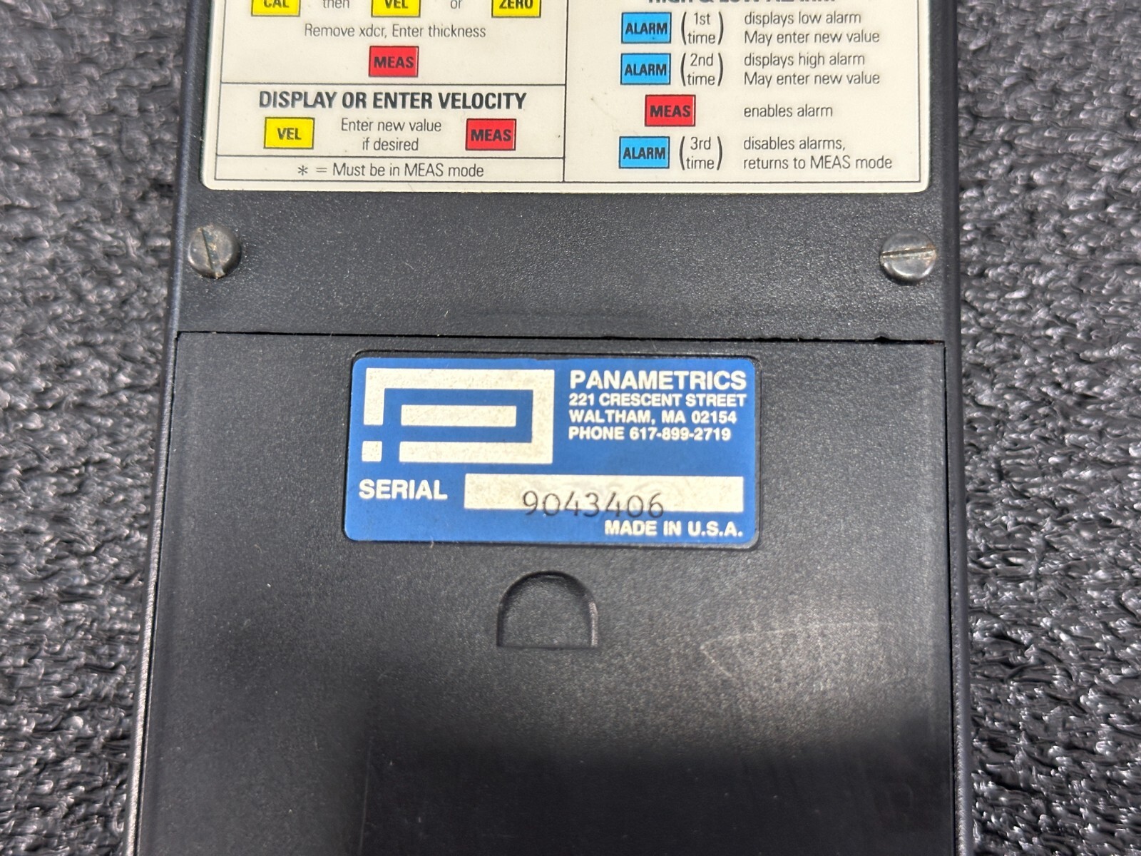 Panametrics model 26 Ultrasonic Thickness Gage AS SHOWN IN PICS FREE SHIPPING 🚚