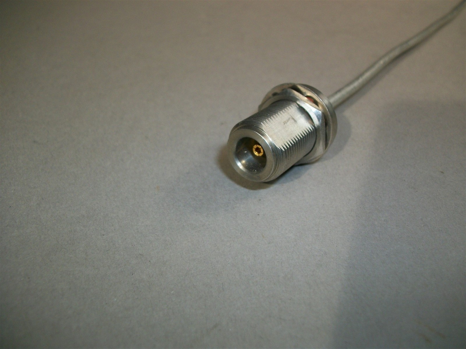 Lot of 4 Semi Rigid RF Coax .141″ Microwave 22″ SMA x N Type DC to 12.4GHz. 50Ω