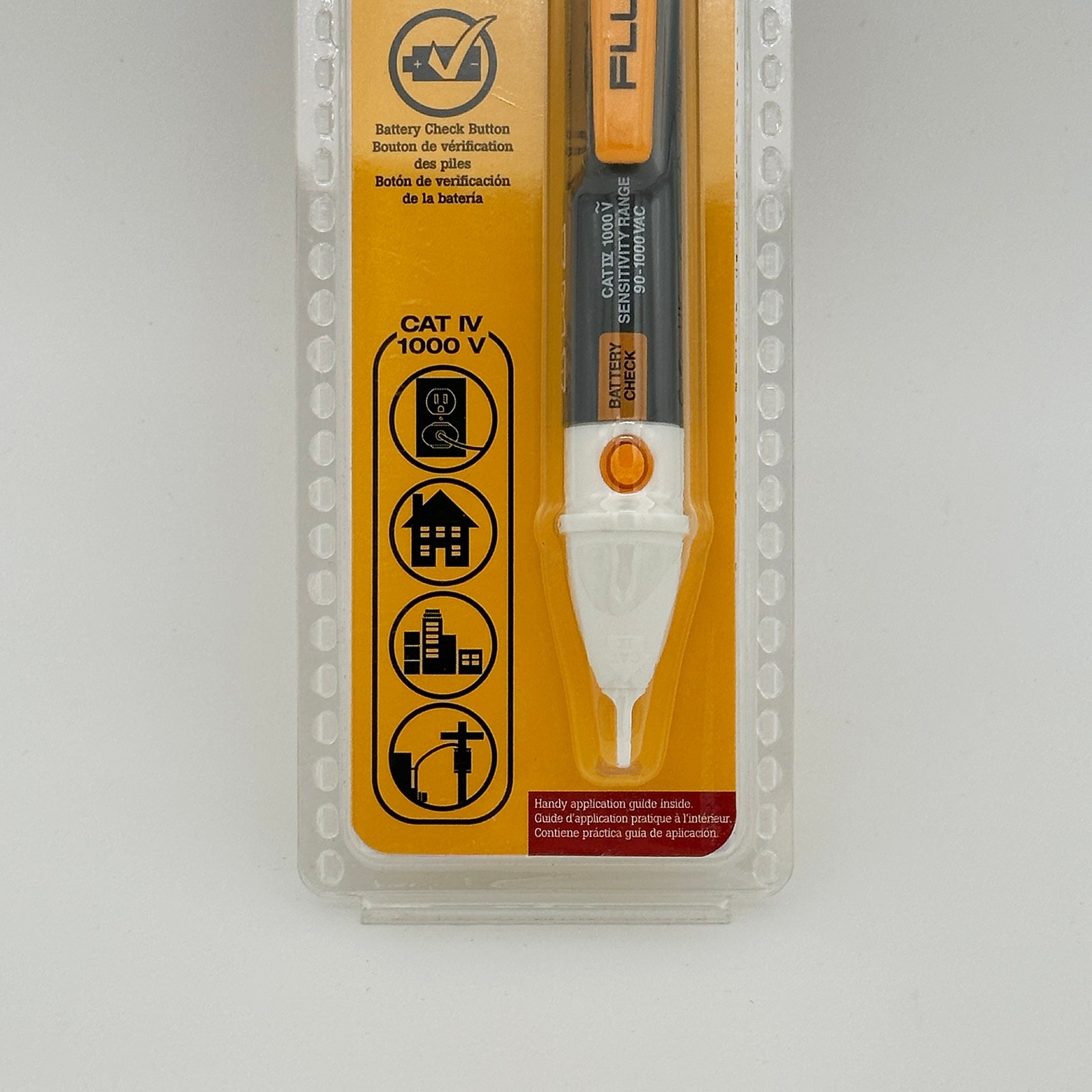 Fluke 2AC 90-1000V Non-contact Voltage Tester ACV Detector CAT IV Voltalert