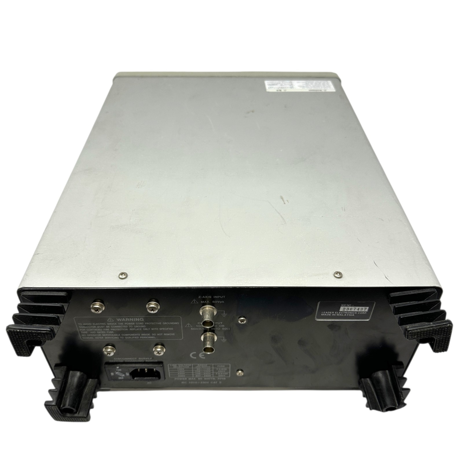 Leader LS 8022 20MHz 2-Channel Analog CRT Oscilloscope Made in Malaysia