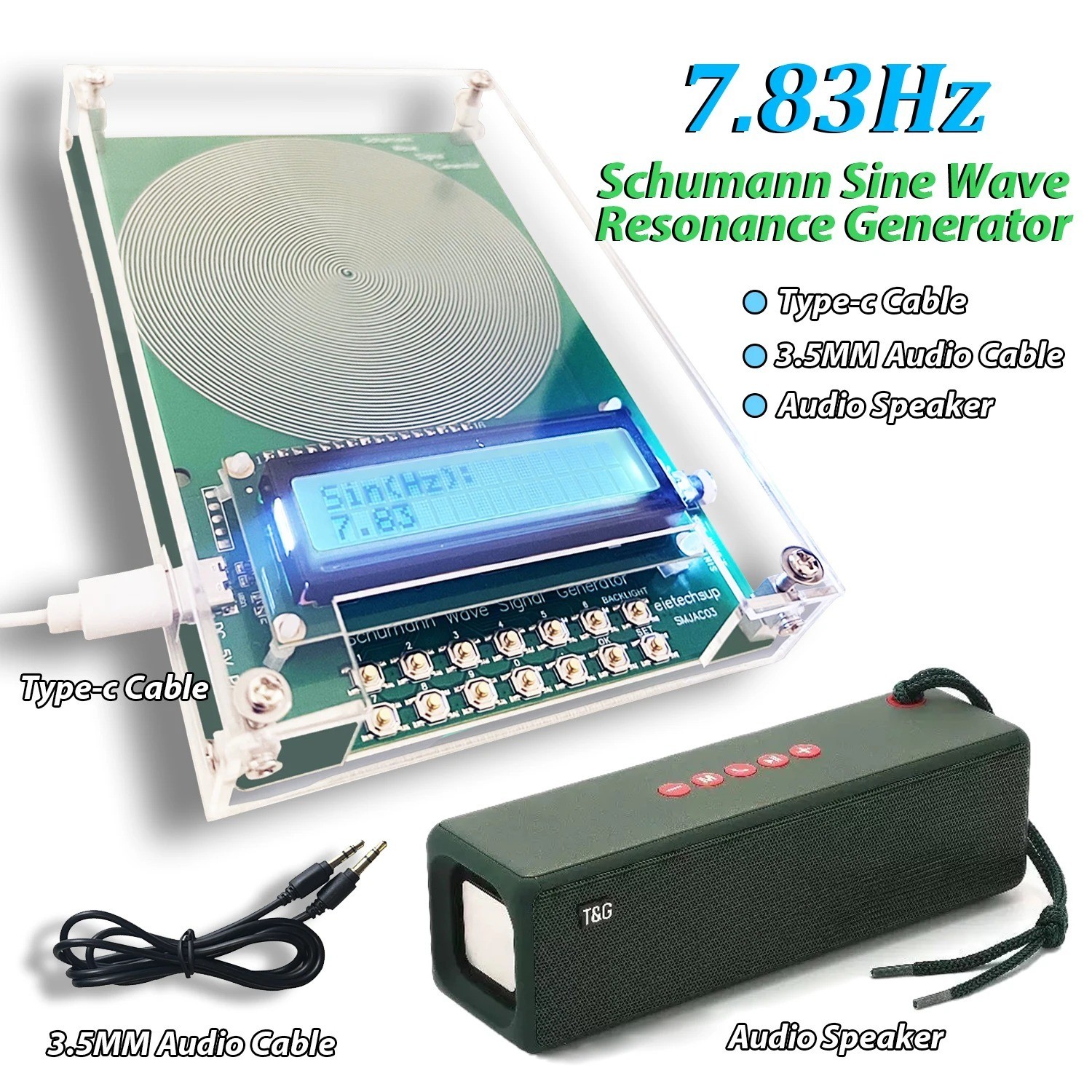 Low Frequency Signal Generator Adjustable Pulse Wave Audio Device
