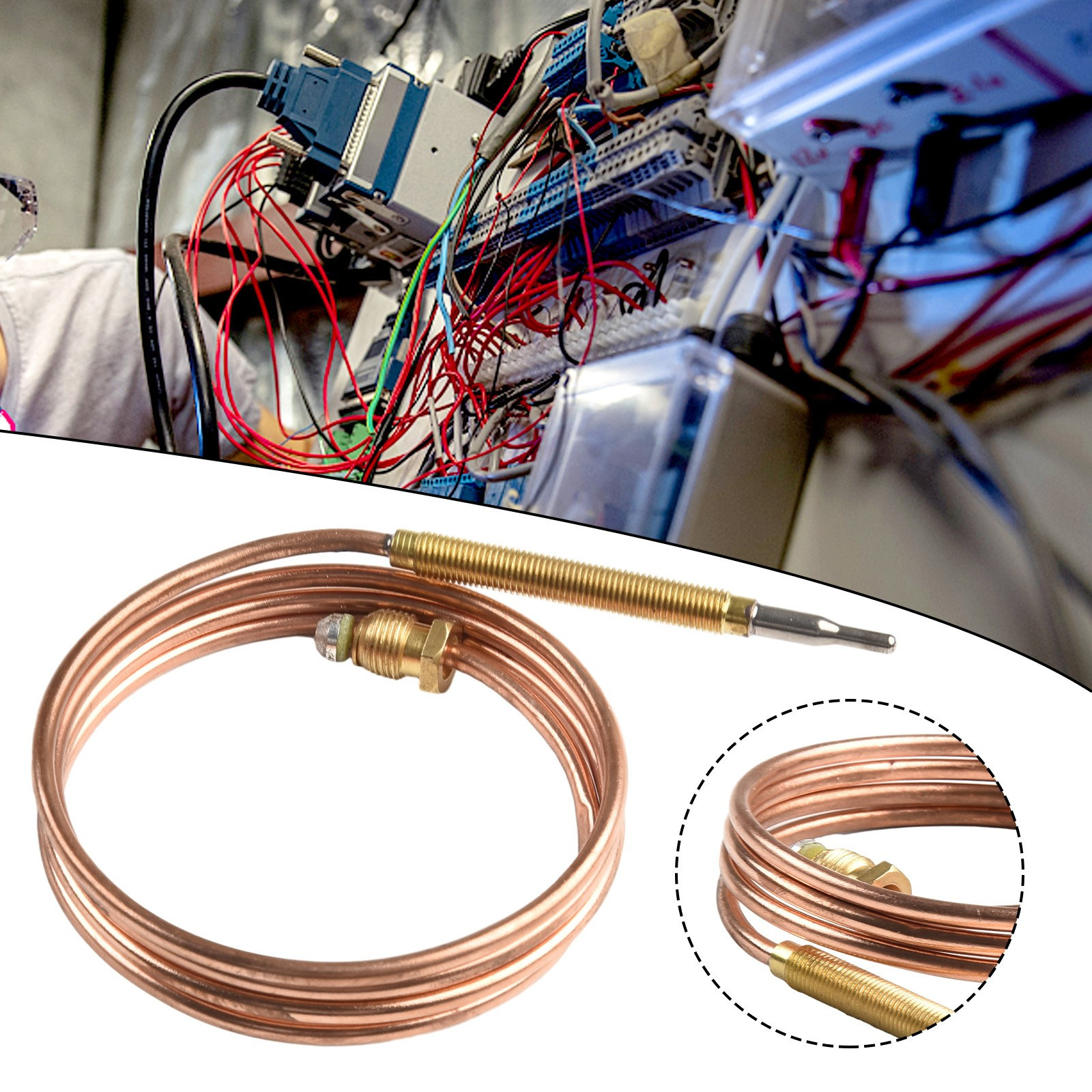 Accurate Gas Thermocouple for BBQ Grill Firepit and Heater 36in M8x1 Thread