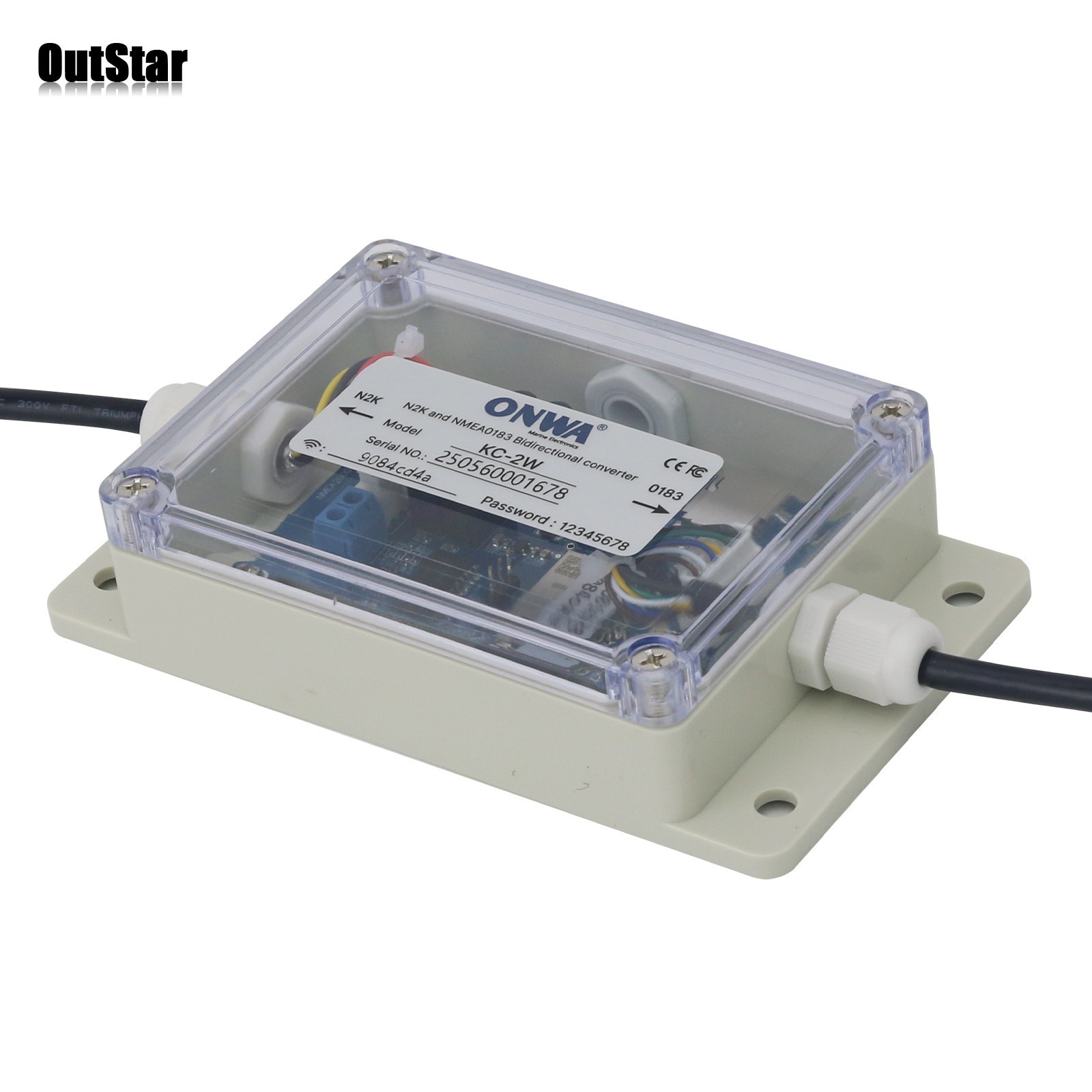 ONWA KC-2W Converter N2K (NMEA2000) and NMEA0183 Bidirectional Converter Wifi