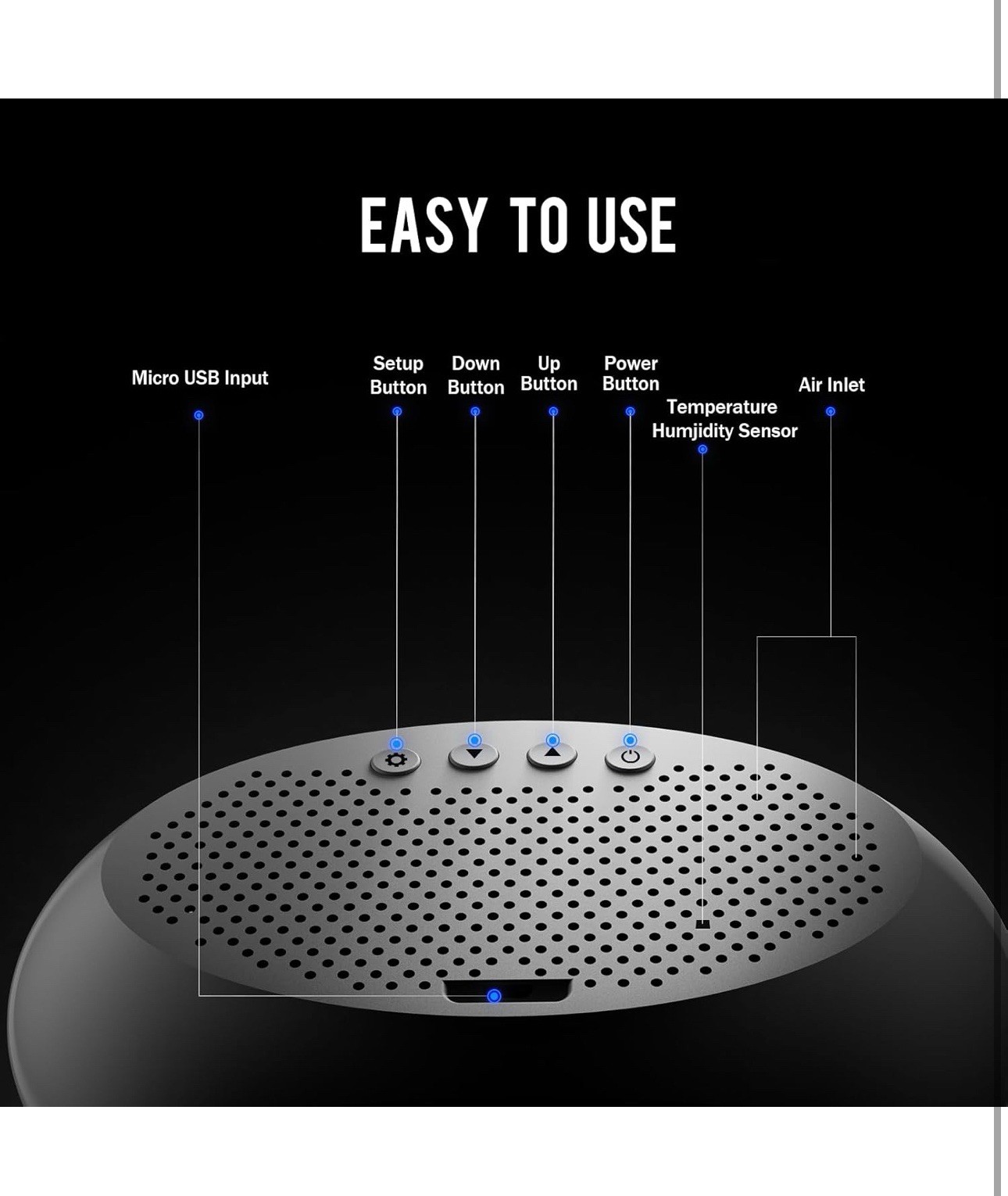 12-in-1 Portable Indoor Air Quality Monitor for CO2, PM, TVOC, Temp & Humidity