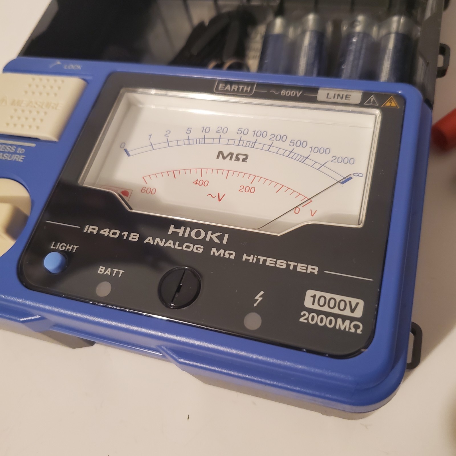 Hioki IR4018-20 Analog Insulation Resistance Tester Single-Range New With Box
