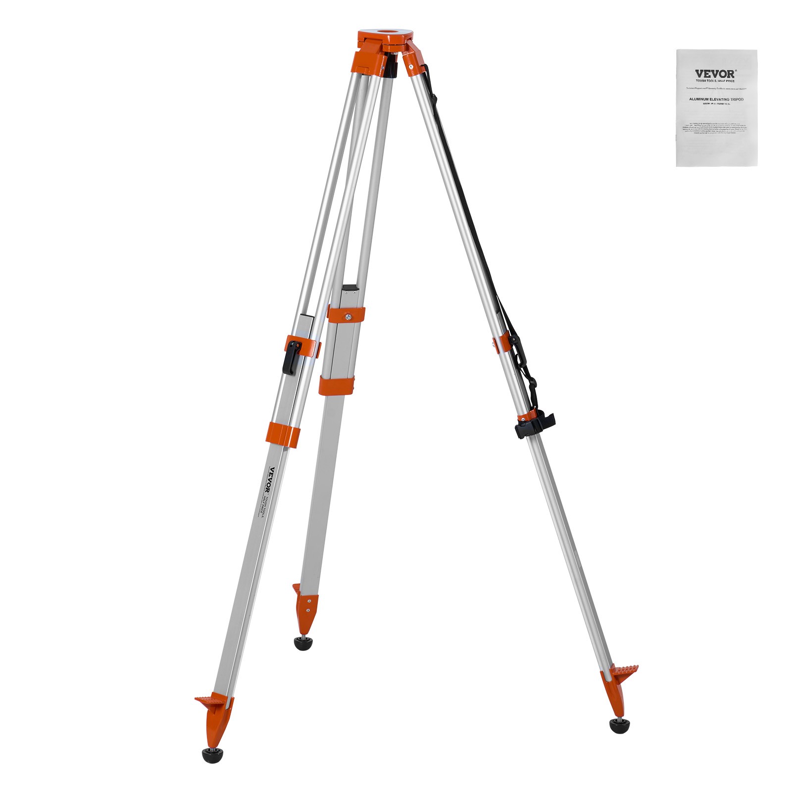 VEVOR Laser Level Tripod Stand 5/8″-11 Thread 16.53-65.55 in Height Adjustment