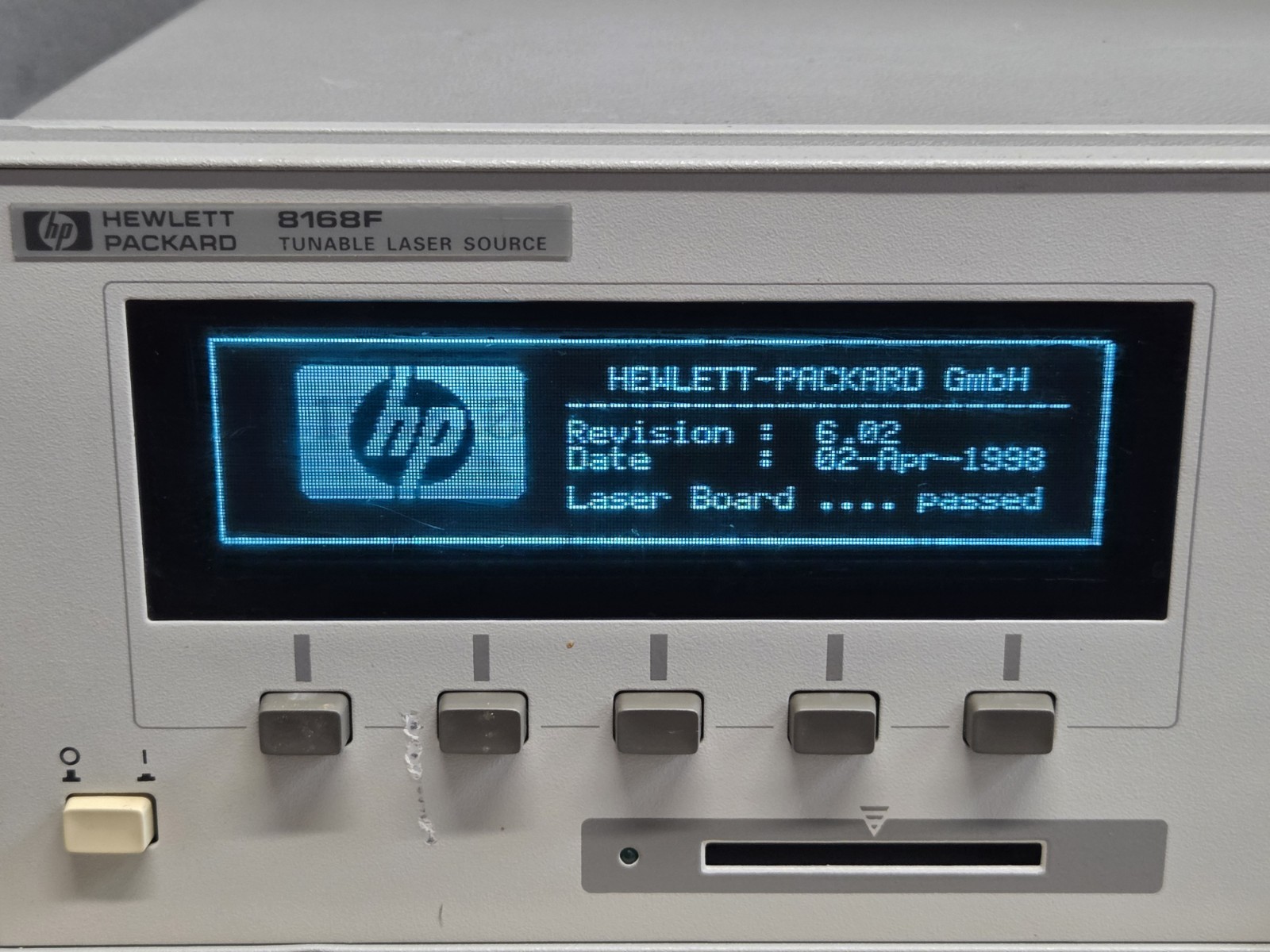 Agilent/ HP 8168F 1435-1597 nm Tunable Laser Power Supply UNLOCKED