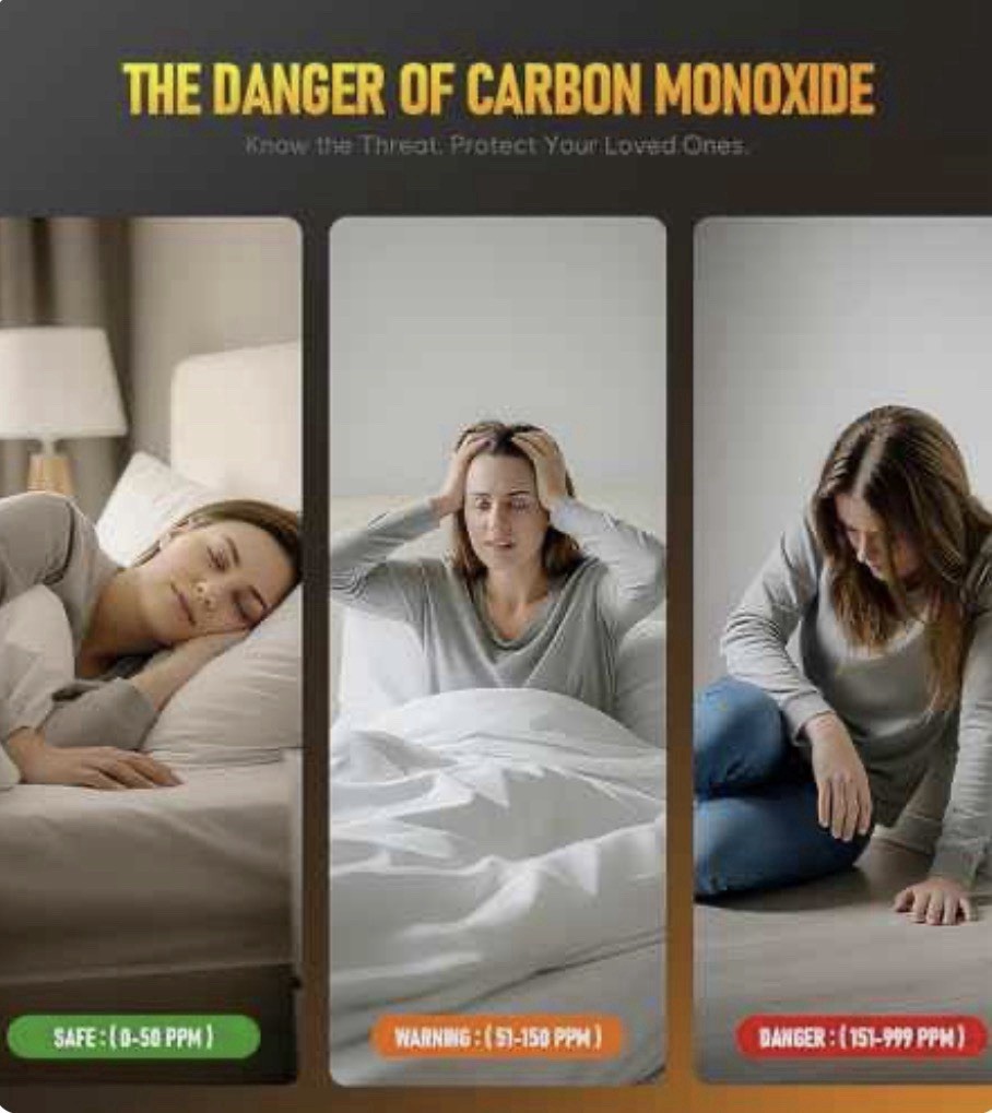 8 in 1 Gas & CO detector