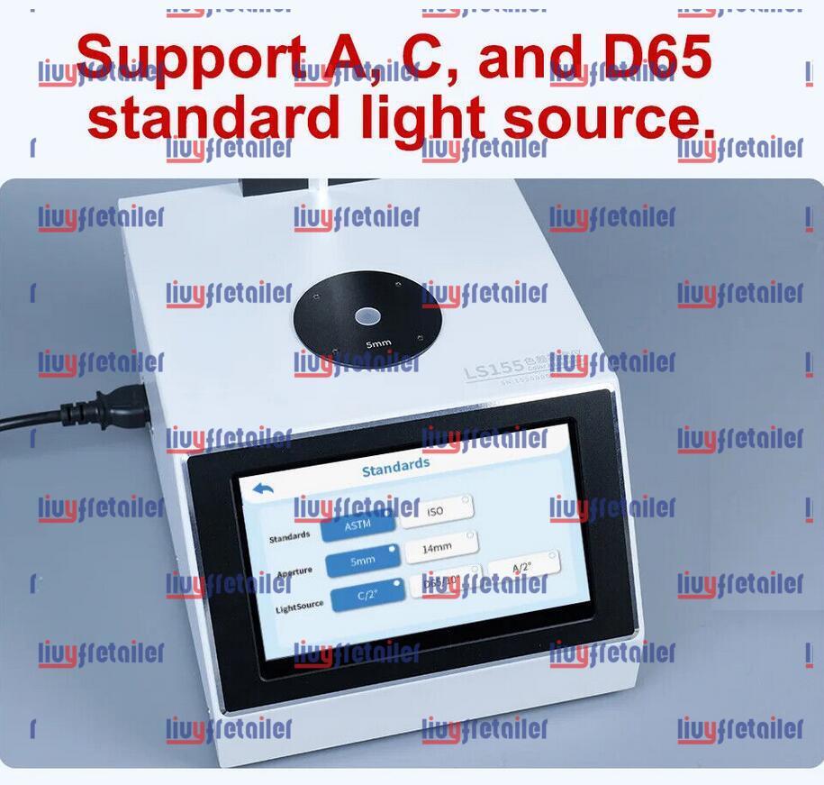Digital Haze Meter Liquid Color Difference Glass Film Transmittance Tester LS155