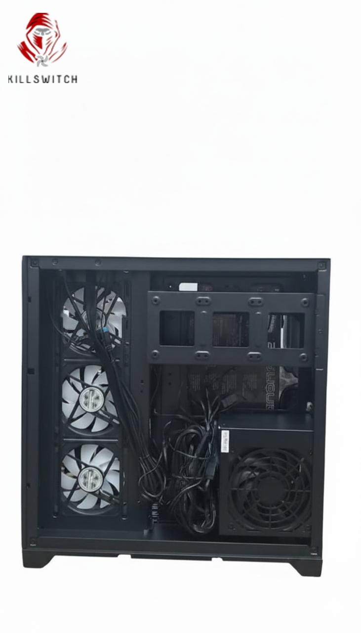 KILLSWTICH – KS MXJ PLUS – ATX/MATX/ITX GAMING PC CASE w/ SCREEN, PSU & 4 FANS