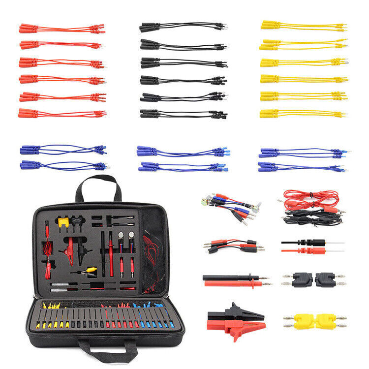 92pcs Multimeter Test Leads Kit Automotive Circuit Test Leads w/ Alligator Clips