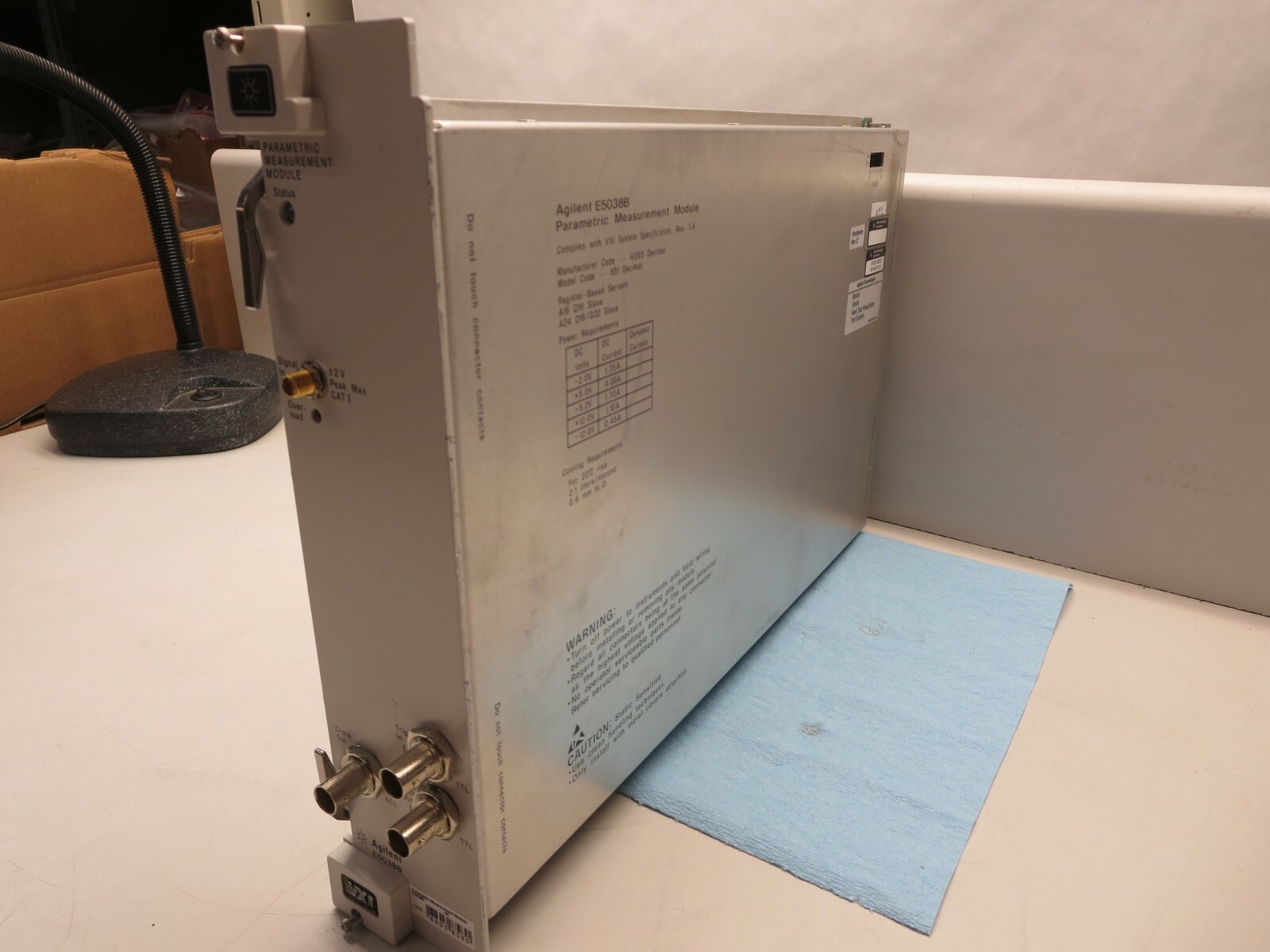 Agilent, E5038B (Malaysia), Parametric Measurement Module, E5038-69002, Rev C