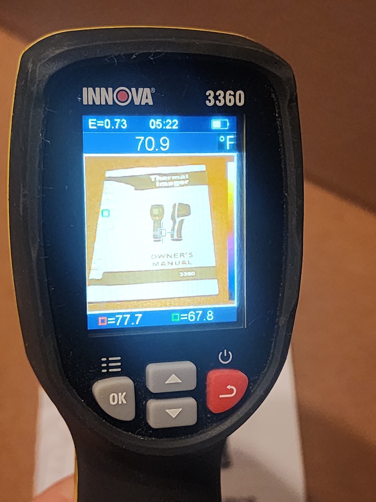 Innova 3360 Thermal Imaging Camera – Infrared with Heat Vision – HVAC/PIPES/AUTO