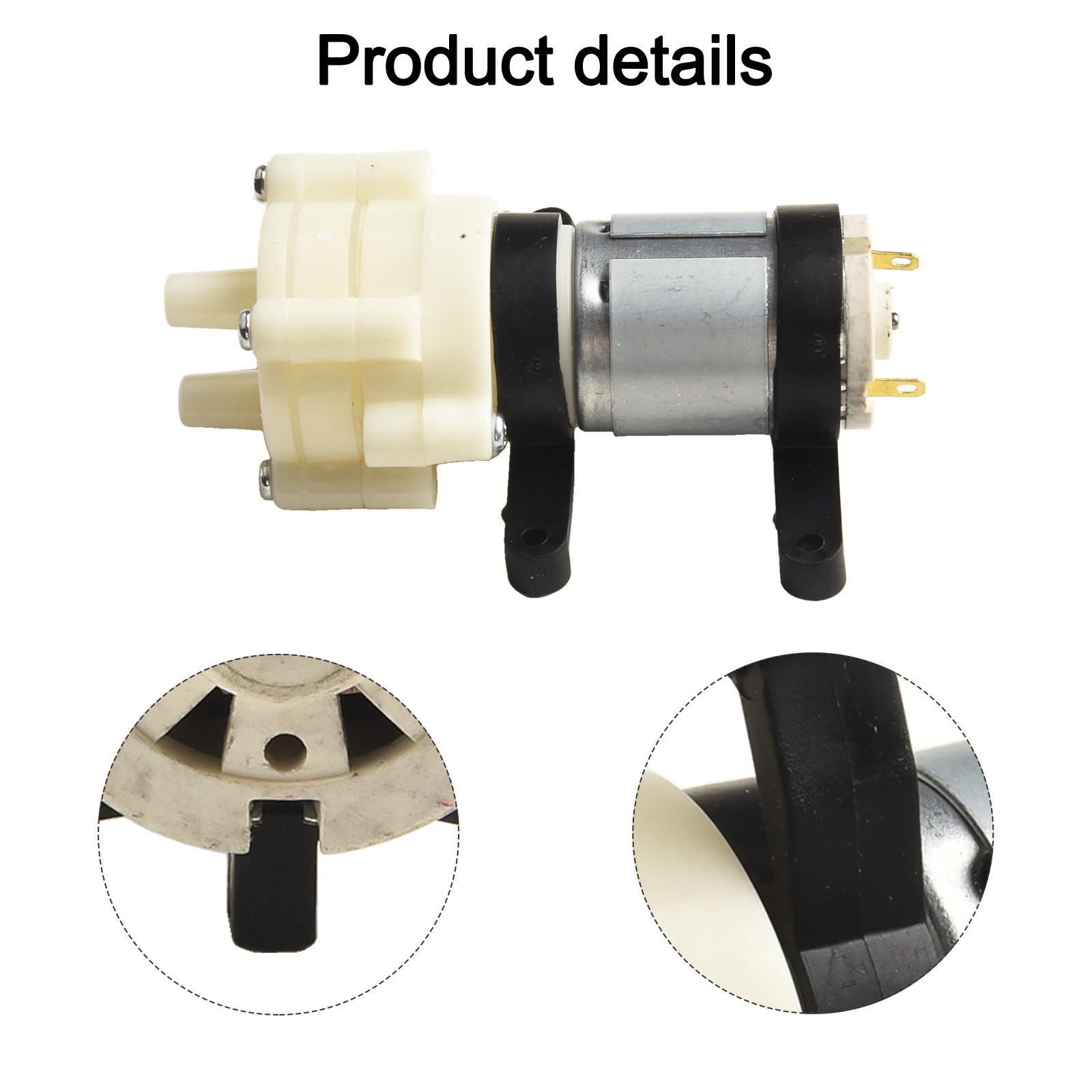 New Practical Diaphragm Pump Water Pump Corded Electric Air Diaphragm Pump Black