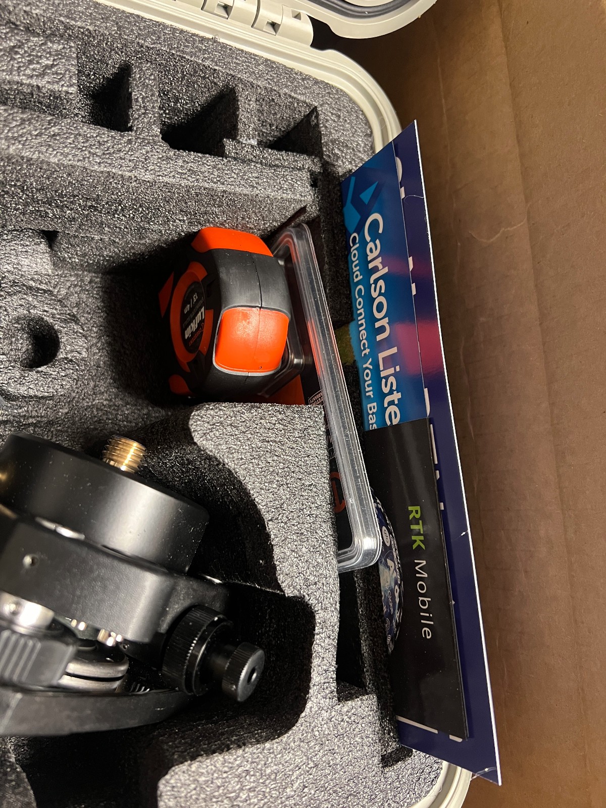 Carlson BRx7 Network Rover RTK GNSS Survey GPS Kit w/ Case & Accessories – NEW