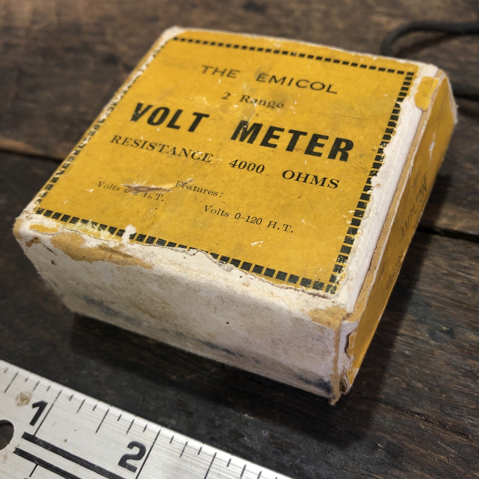 The Emicol 2 Range Volt Meter Untested English Made