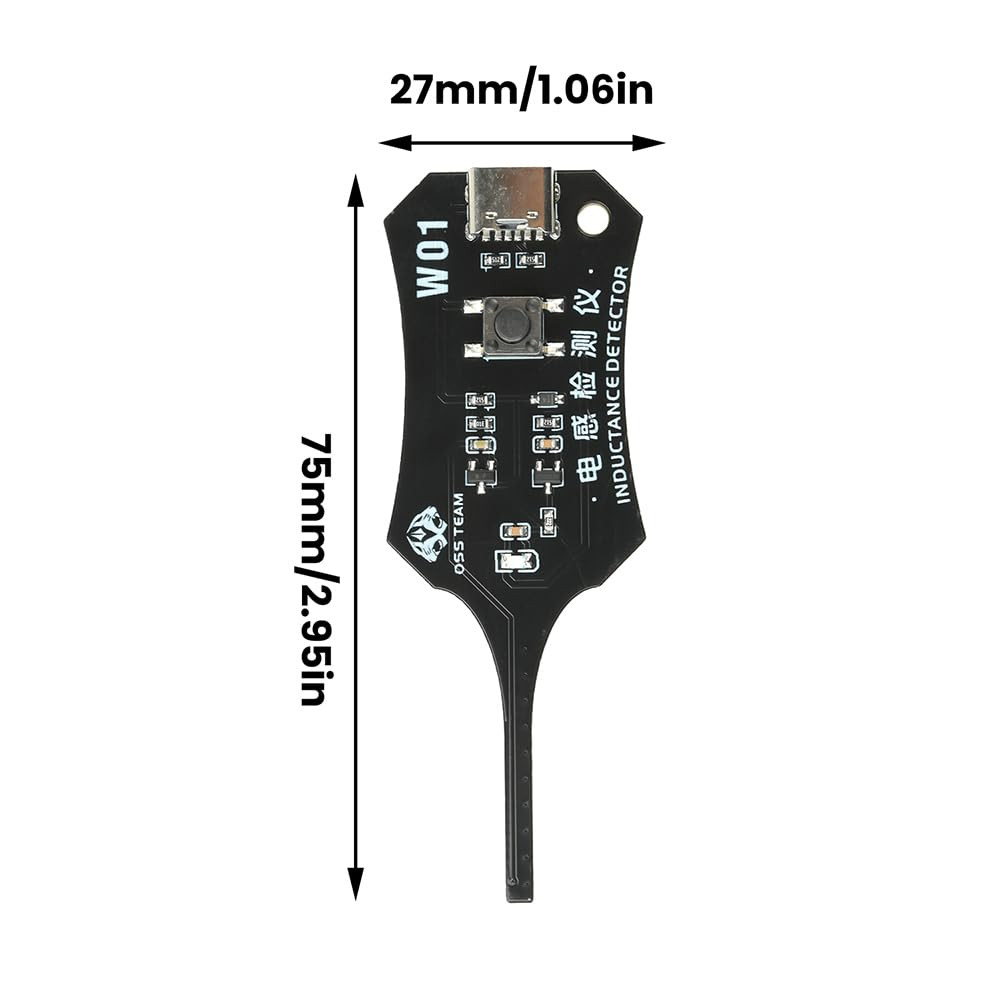 Portable Mini Inductor Tester, Type-C Powered High Precision Mainboard Coil Test