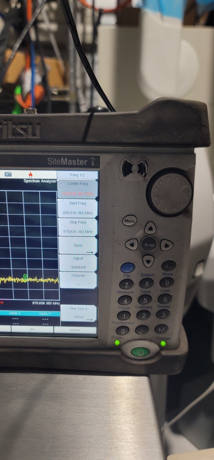 Anritsu S332E Cable and antenna analyzer Spectrum analyzer Touchscreen
