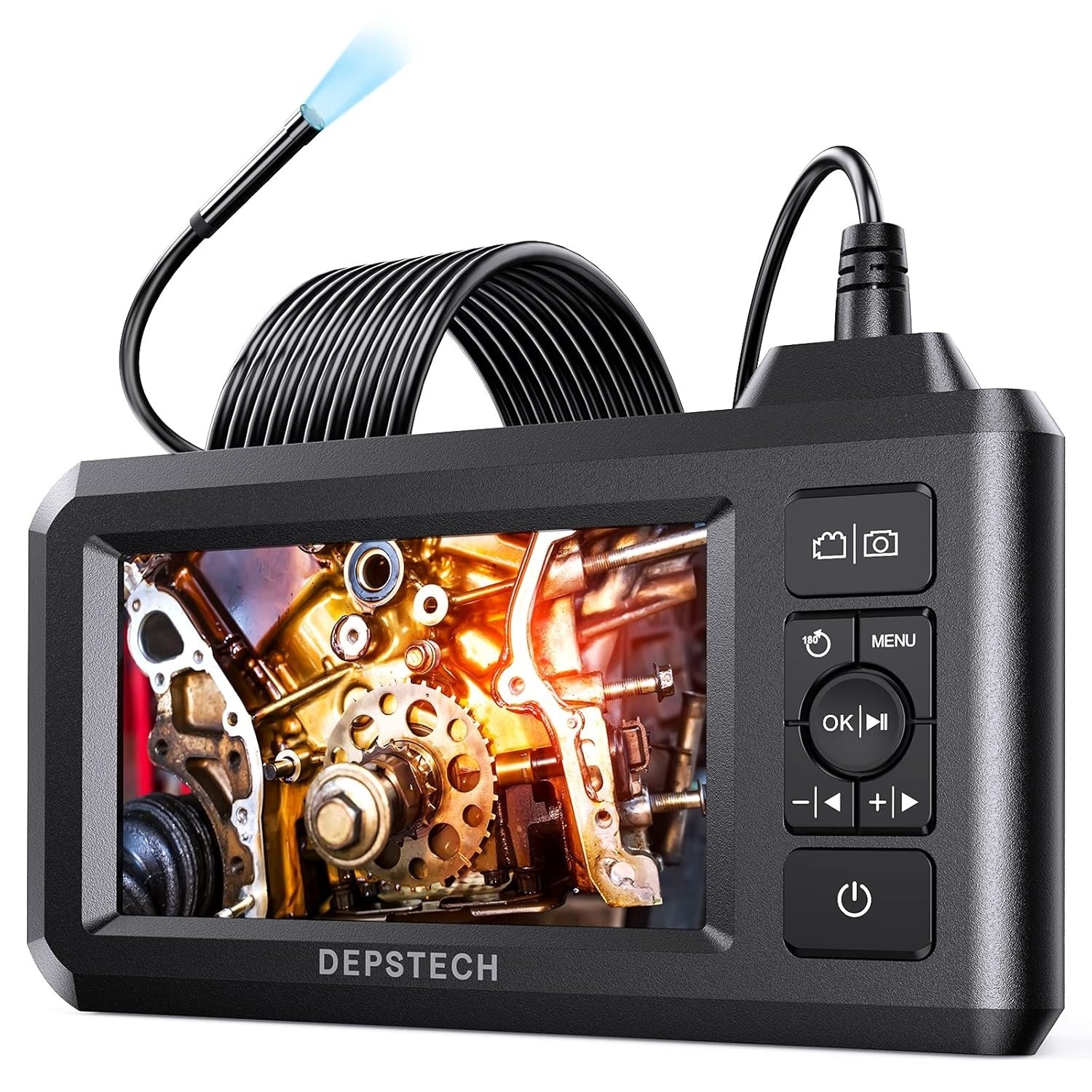 DEPSTECH 5.5mm Industrial Endoscope, 1080P Digital Borescope Inspection Camera