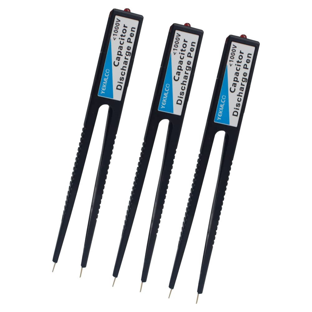 Capacitor Discharge Pen, FDB1, 10-1000V, Rectangular, Metal, Fast Discharging, H