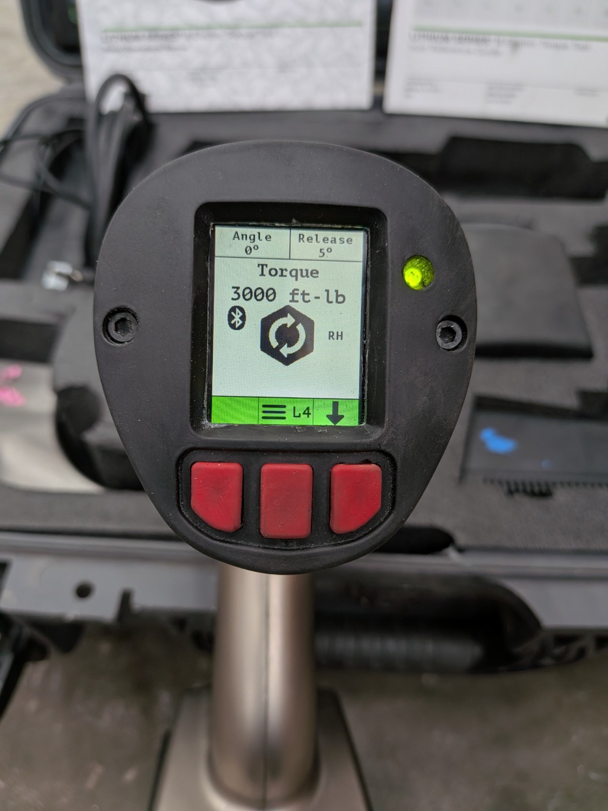 HYTORC LST-3000 Lithium Series II Bluetooth Electric Torque Tool