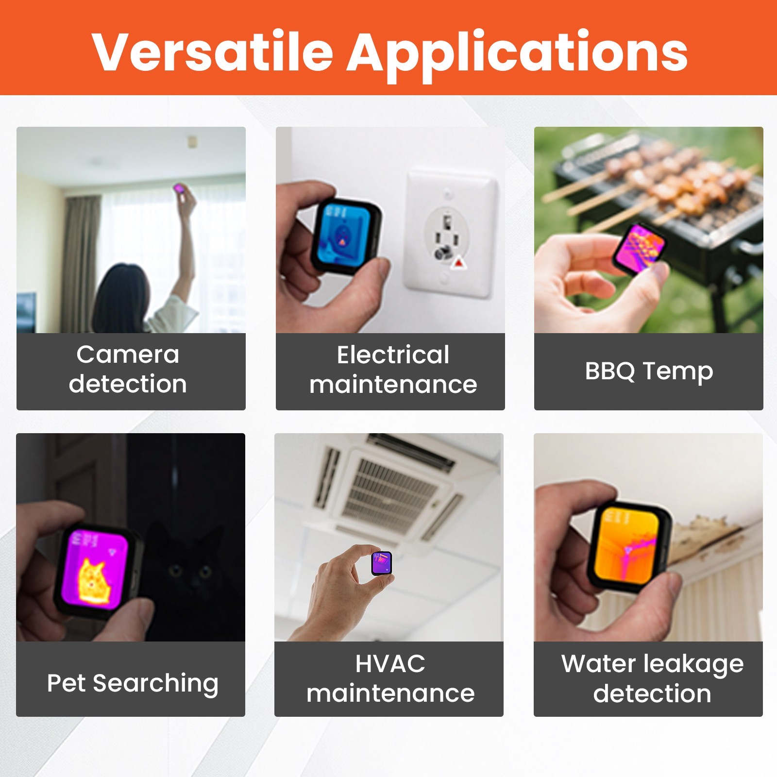 80*60 Infrared Thermal Imager Mini Thermal Imaging Camera Portable for Beginner