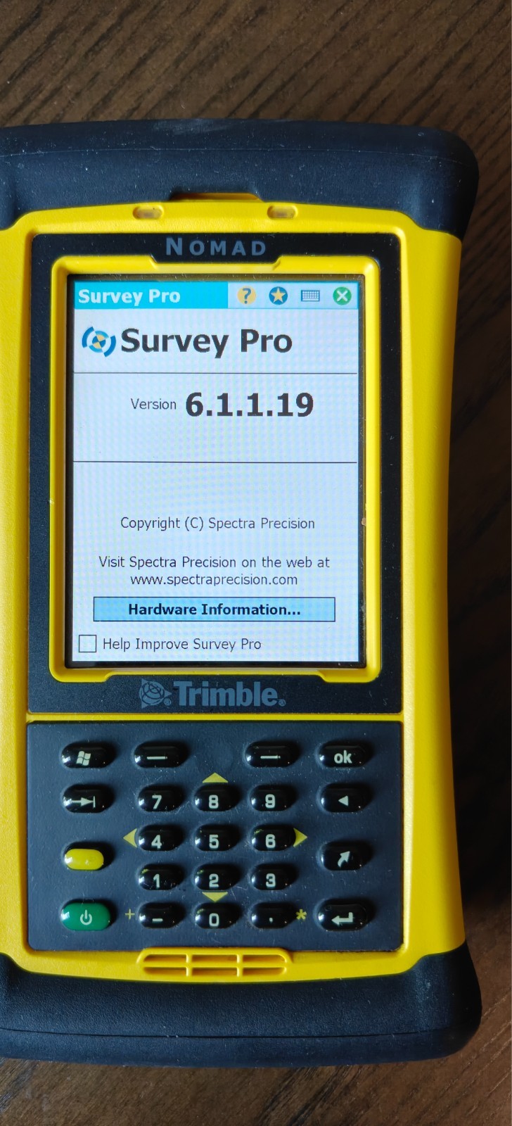 Trimble Nomad TDS Data Collector Handheld with Survey Pro 6 and Carlson SurvCE