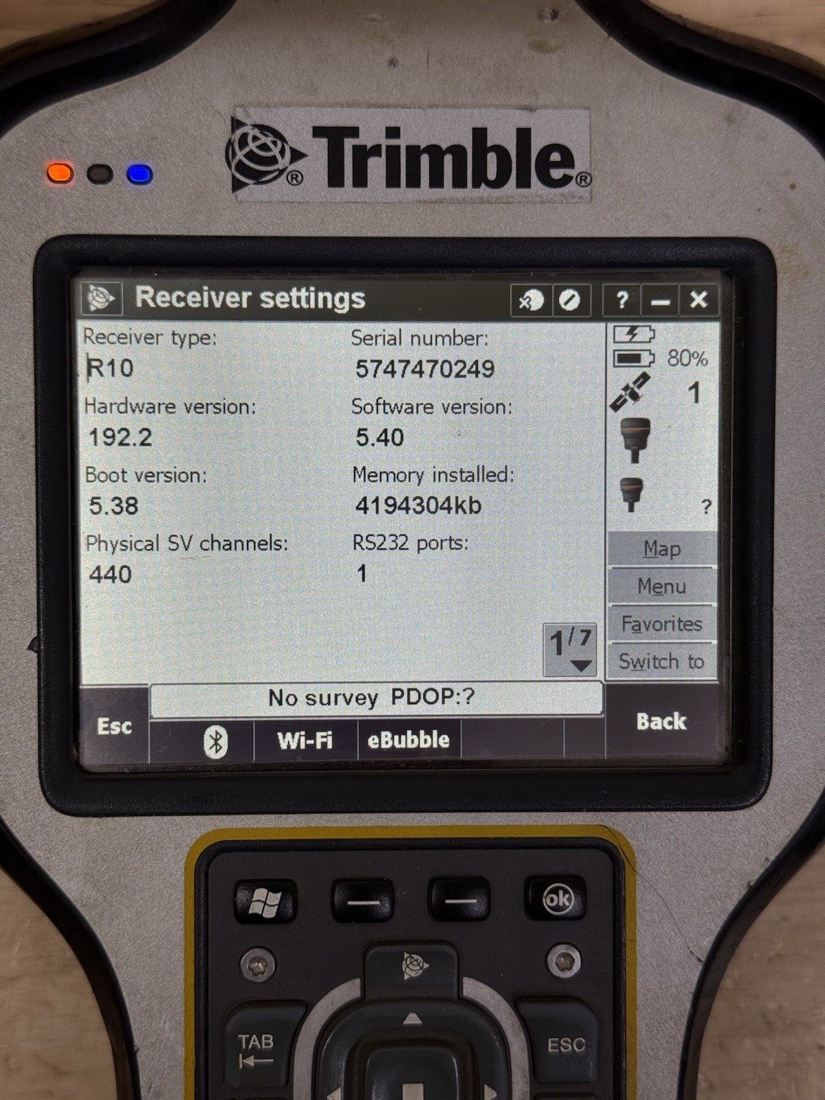 Trimble R10 Model 1 GNSS RTK Rover TSC3 Data Collector Kit Full GNSS Unlocked D