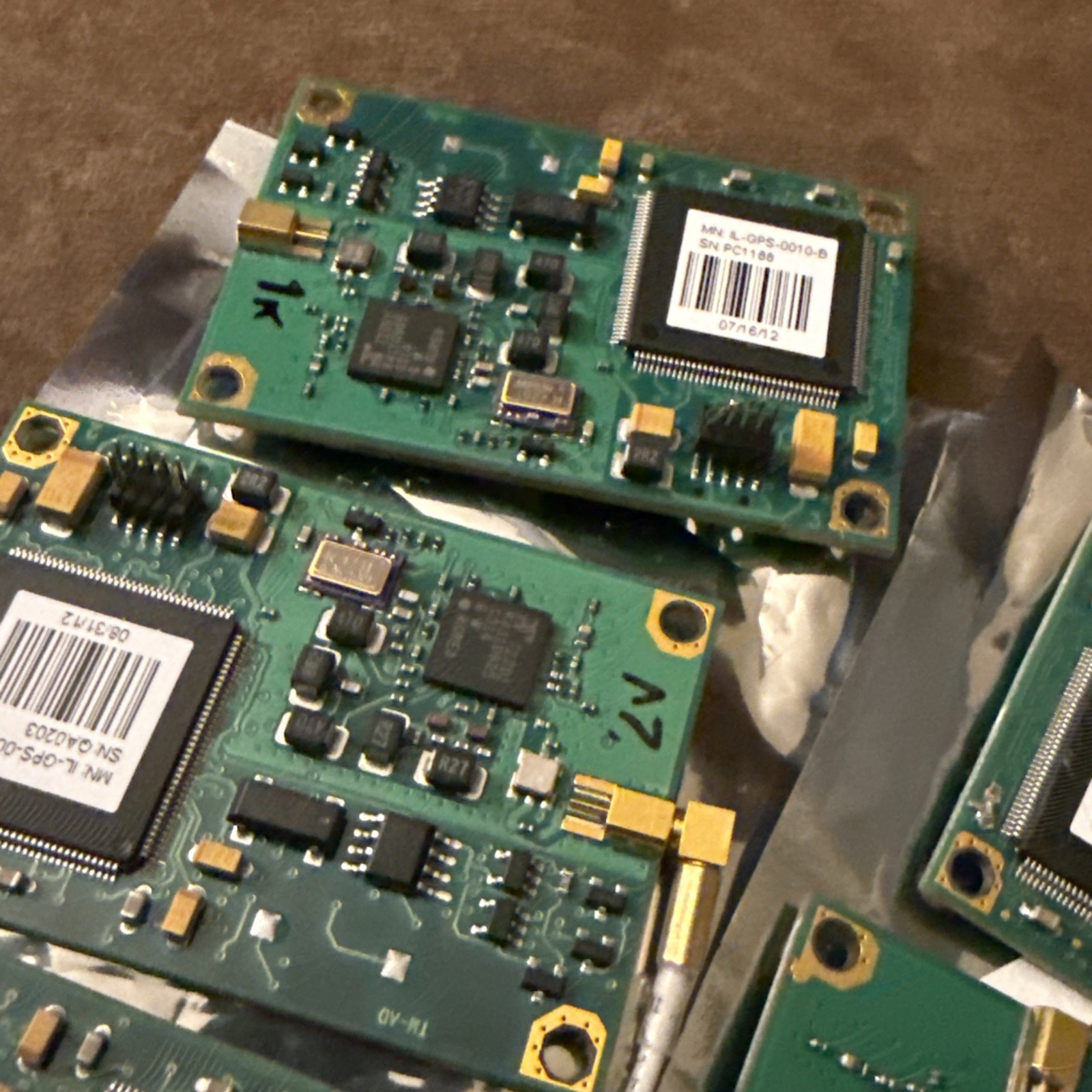 Lot Of Five (5) GPS Receivers Symmetricom Replacement GPS IL-GPS-0010-B