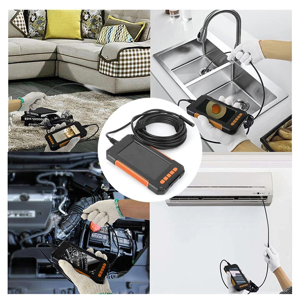 P40 8mm Endoscope 1920 X 1080P 4.3inch Color Display Screen Endoscope New