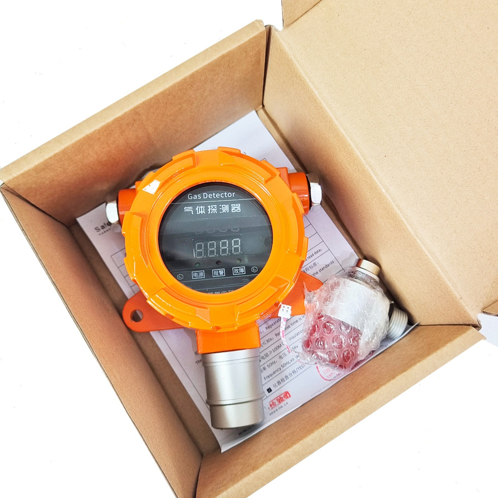 H2S Gas Detector with 0-100PPM Output Signal 4-20mA or RS485 Flameproof Type