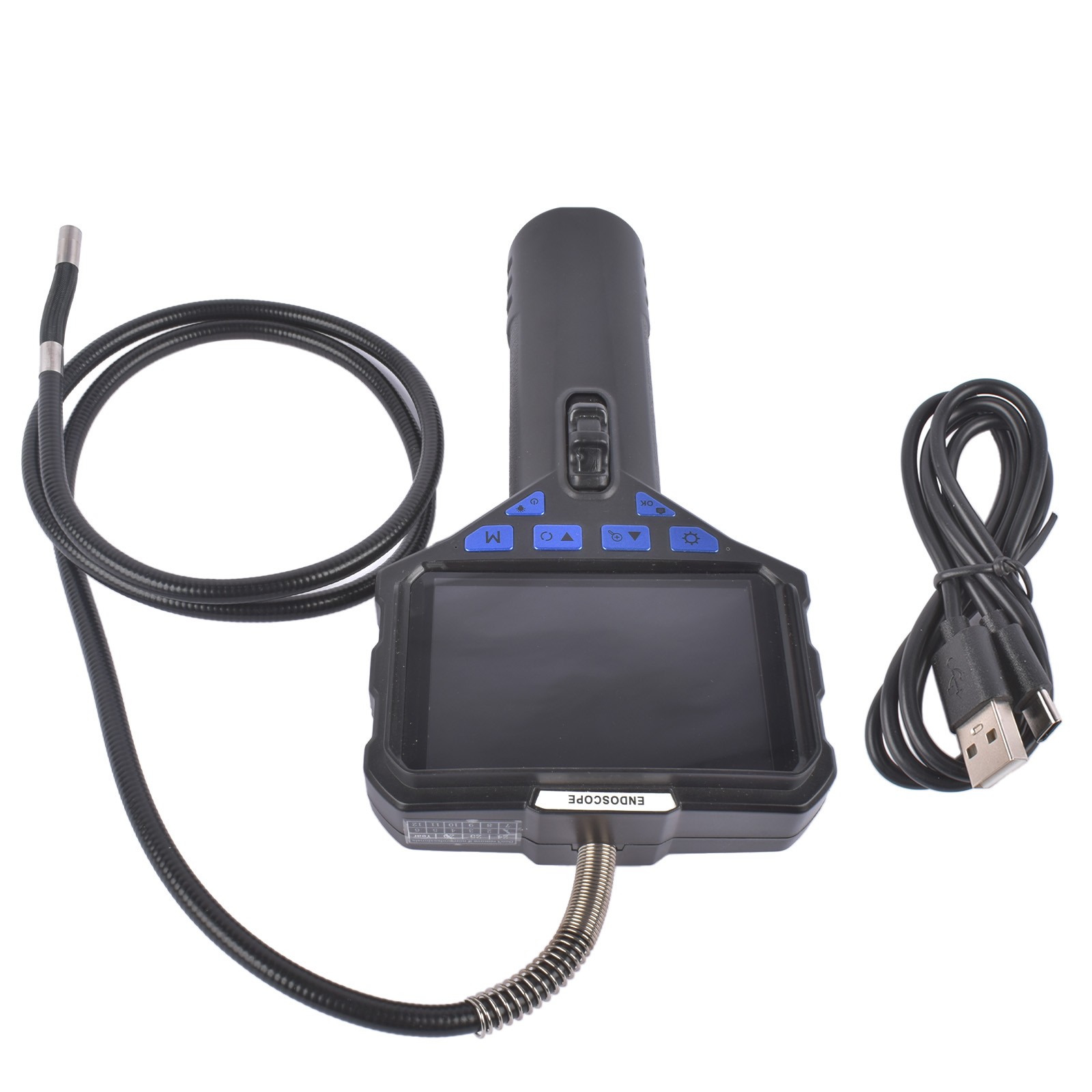 2-Way Articulated Inspection Camera Semi-Rigid Shaft 210° Clockwise 32GB TF Card