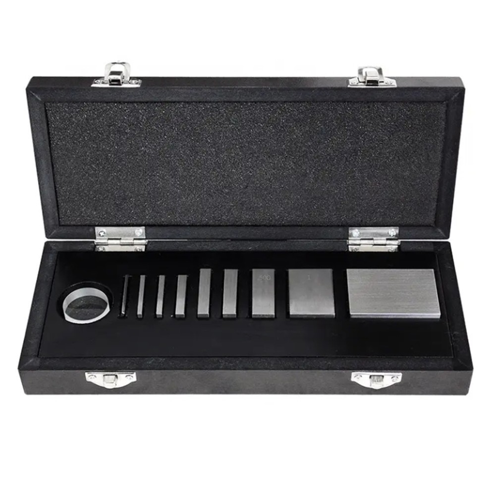 Calibration Kit Includes 9 Gage Blocks and Optical Flat NIST Certified