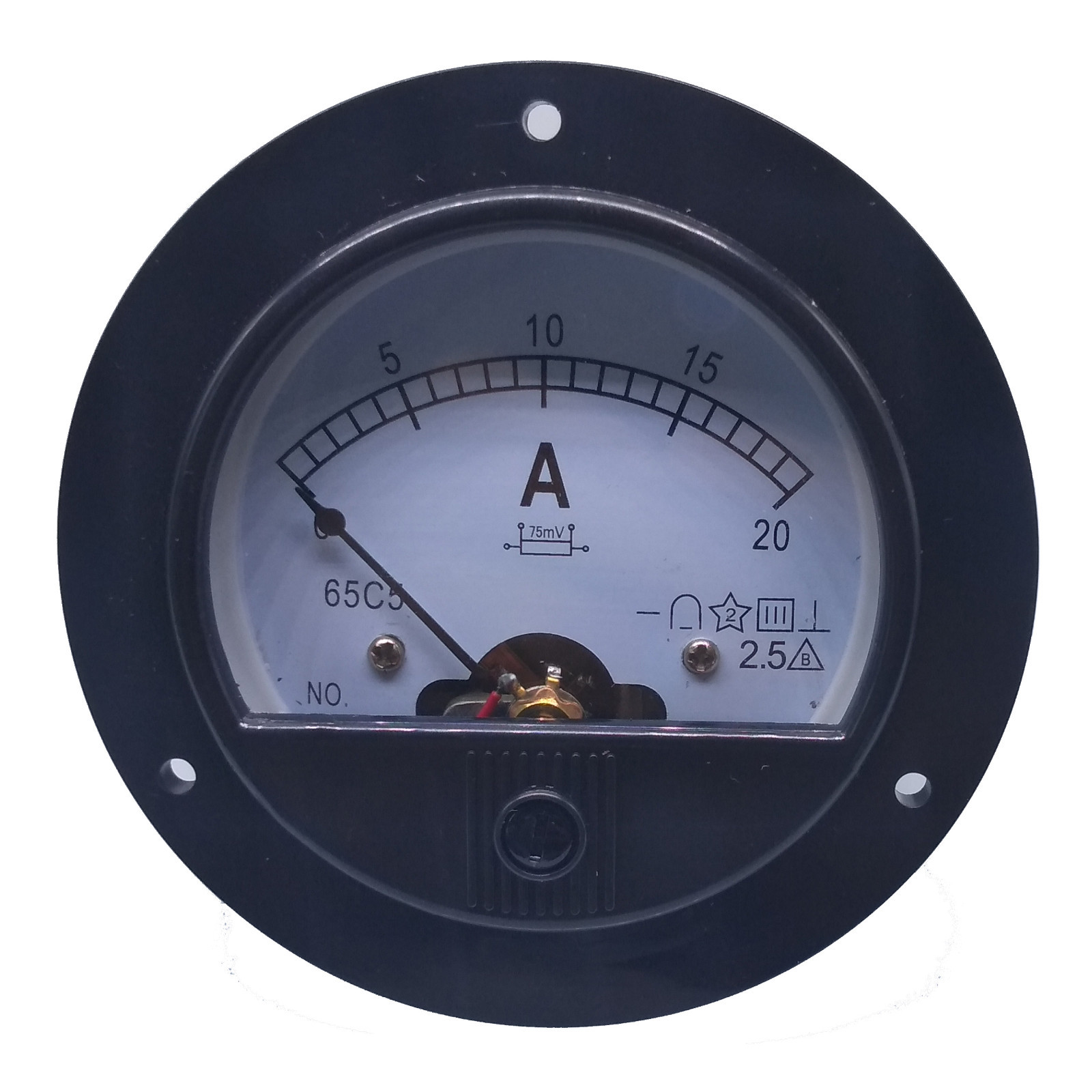 US Stock DC 0~20A Analog AMP Current Pointer Needle Panel Meter Ammeter & Shunt