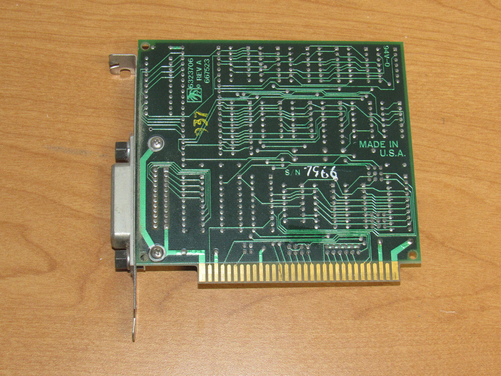 Unbranded (possibly IBM / Allen Bradley) ISA GPIB Card 6323705 6323706 -UNTESTED
