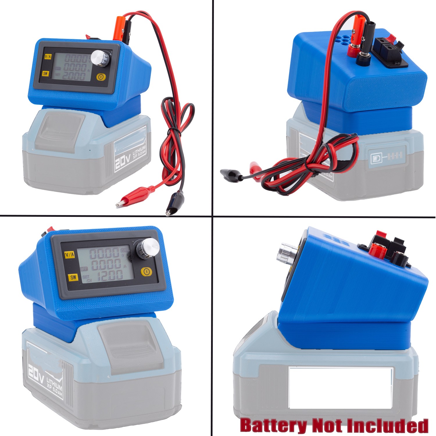 DC Power Supply For Hercules 20V Battery Adjustable Voltage Digital Display