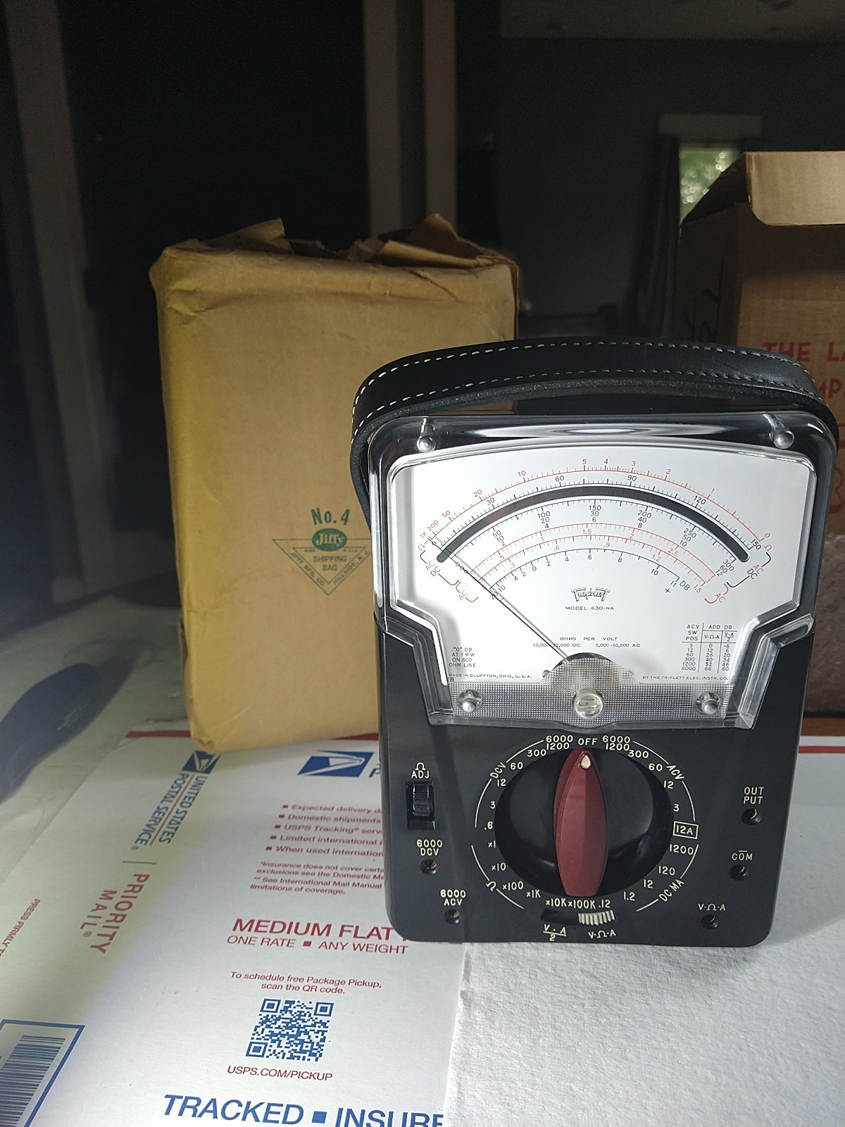 TRIPLETT VOLT OHMS METER 630-NA NEVER USE FOR COLLECTORS PEOPLE WITH ORIGINAL BO