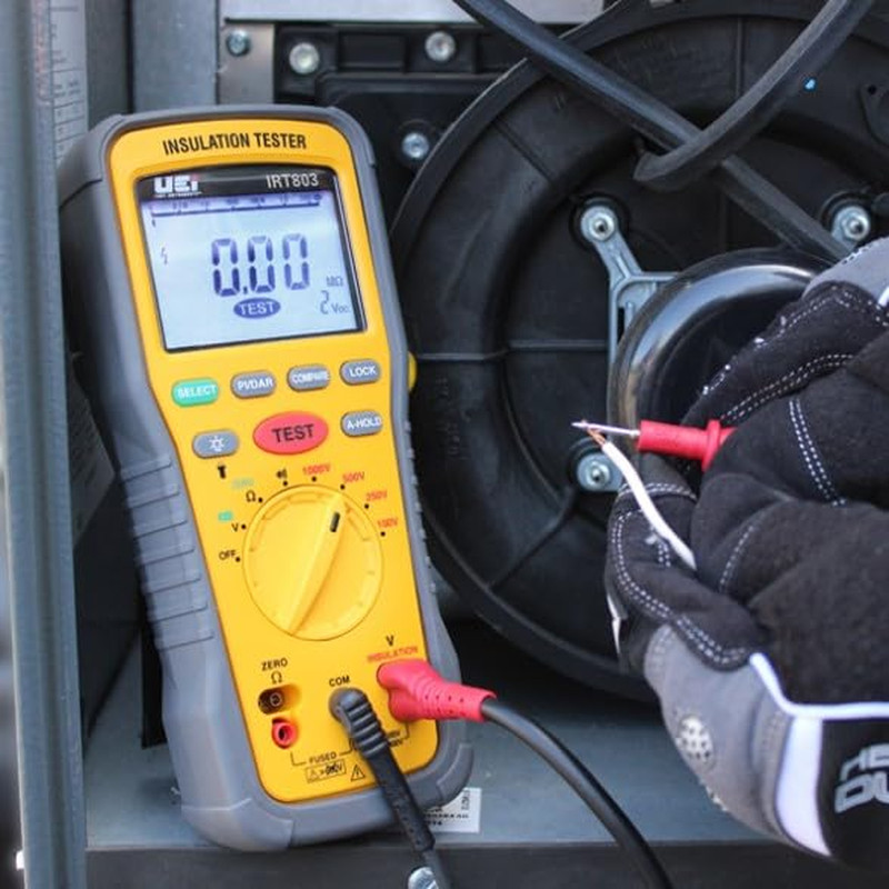 Uei IRT803 Insulation Resistance Tester 600V AC/DC, Megohmmeter Measures Insulat