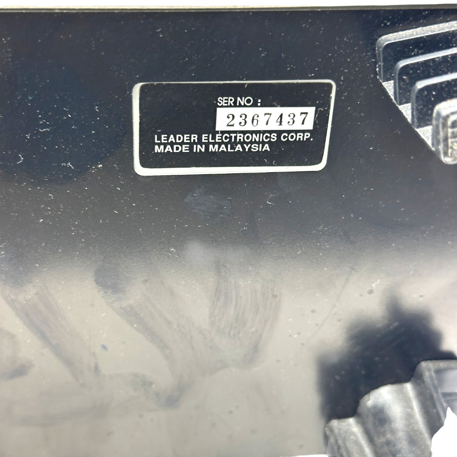 Leader LS 8022 20MHz 2-Channel Analog CRT Oscilloscope Made in Malaysia