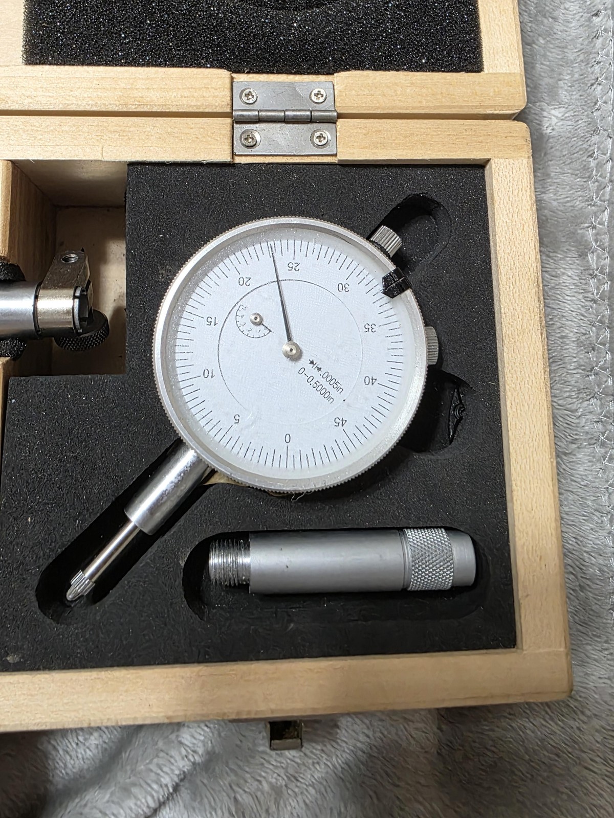 2″-4″ Dial Bore Gauge Set 0.0005″ Graduation Machinist Tool Dial Indicator Case