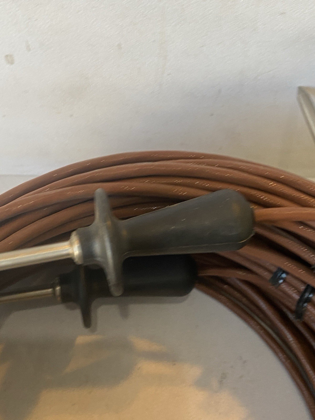 Lot Of 5 36 In. Thermocouple Temperature Probe 5” Probe For Environment-pak