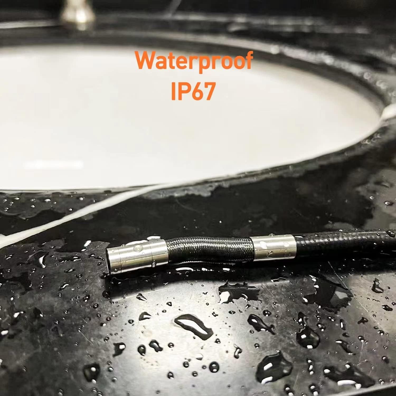 Versatile 10FT Industrial Borescope Camera – Autofocus & 8X Zoom, Waterproof