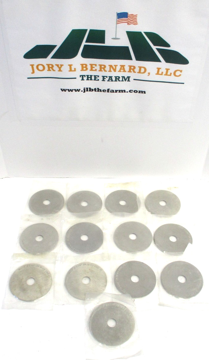 UNBRANDED, 2″ 304SS ORIFICE PLATES, 2.435″ x 0.125″ x 0.500″, LOT OF 13, SURPLUS