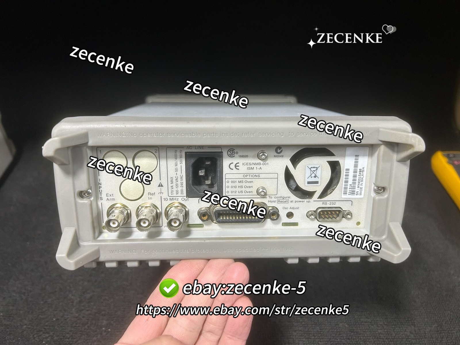 1 pcs 53131A Agilent KEYSIGHT 225MHz REQUENCY UNIVERSAL COUNTER
