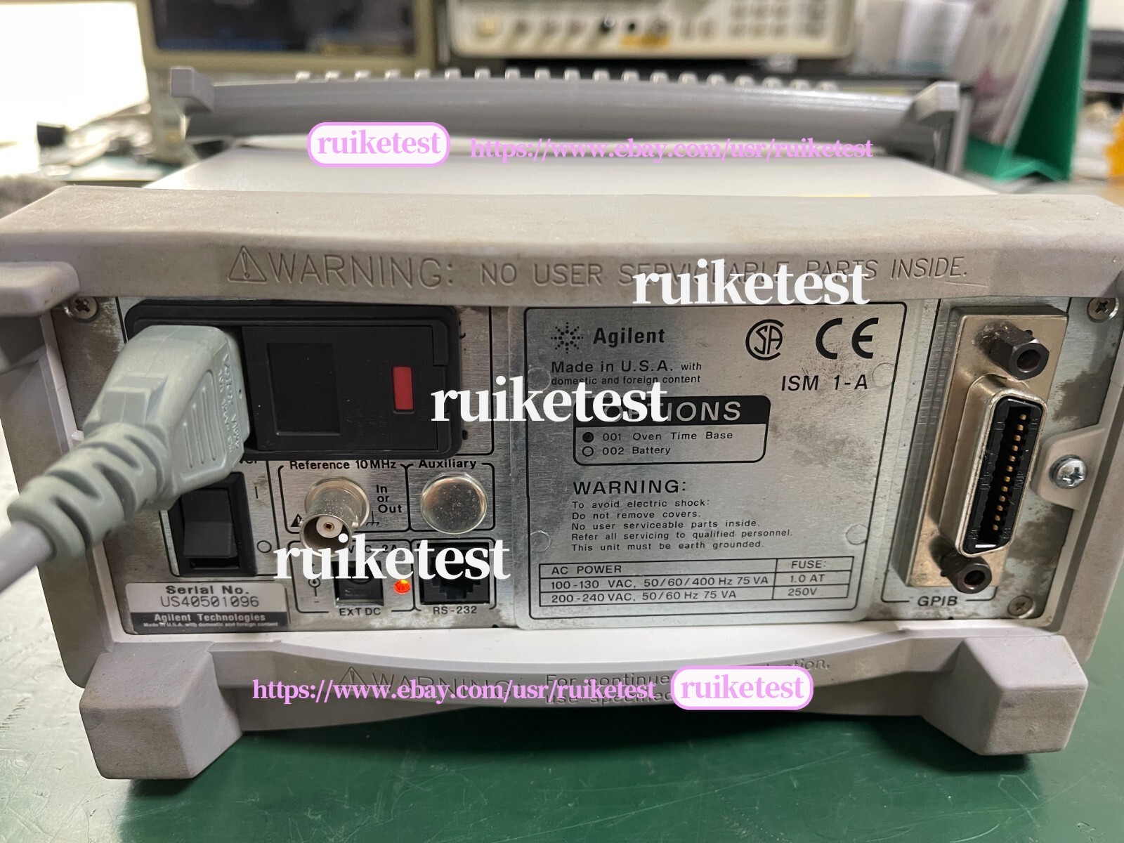 Agilent Keysight 53150A 10Hz-20GHz CW Microwave Frequency Counter _1096