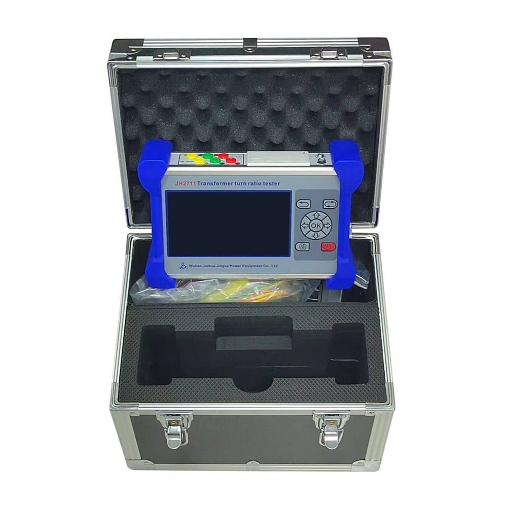 Fast Testing AC100-240V English/Spanish CT/PT Transformer Turns Ratio TTR Tester